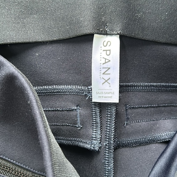 Spanx The Perfect Pant Ankle Piped Skinny Navy Blue Pull On Shapewear Sz M - Picture 8 of 11